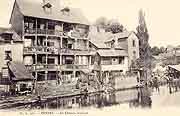 carte postale rue rennes