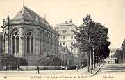 carte postale rue rennes