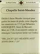 chapelle saint-maudez le haut-corlay