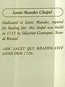 chapelle saint-maudez le haut-corlay