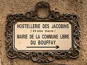 plaque commemorative mairie de la commune libre du bouffay nantes