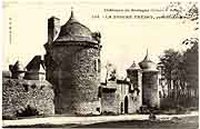 carte postale chateaux de bretagne