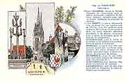 carte postale quimper