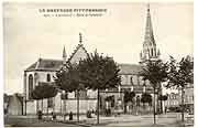 carte postale eglise de kerentrech lorient