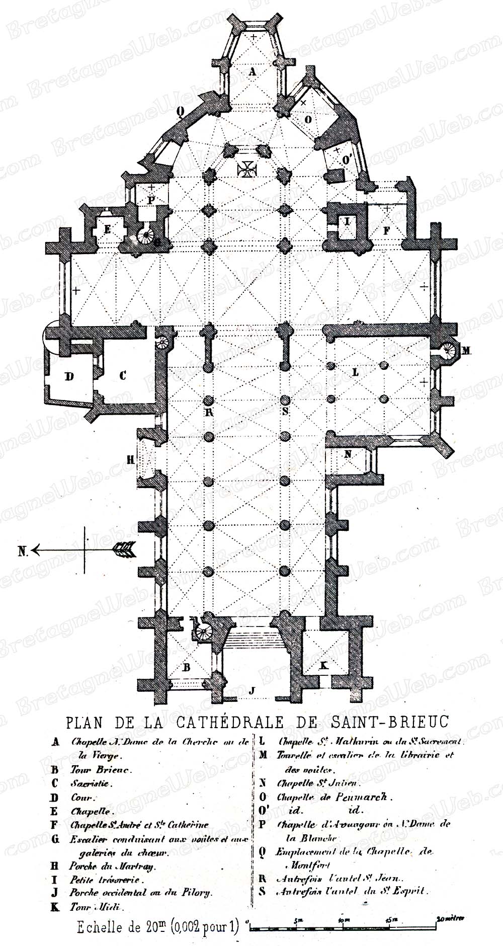 anciens eveches de bretagne cathedrale saint-etienne saint-brieuc