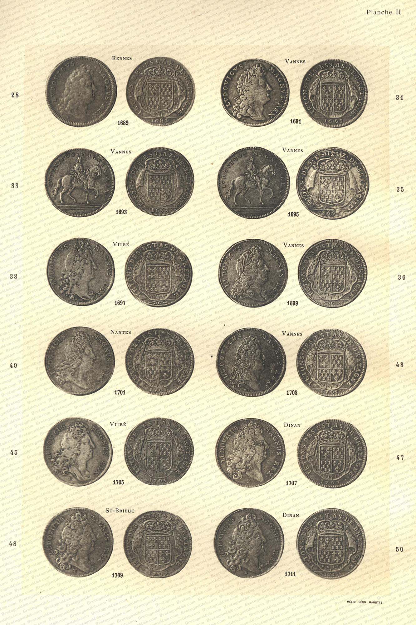 jetons des etats de bretagne