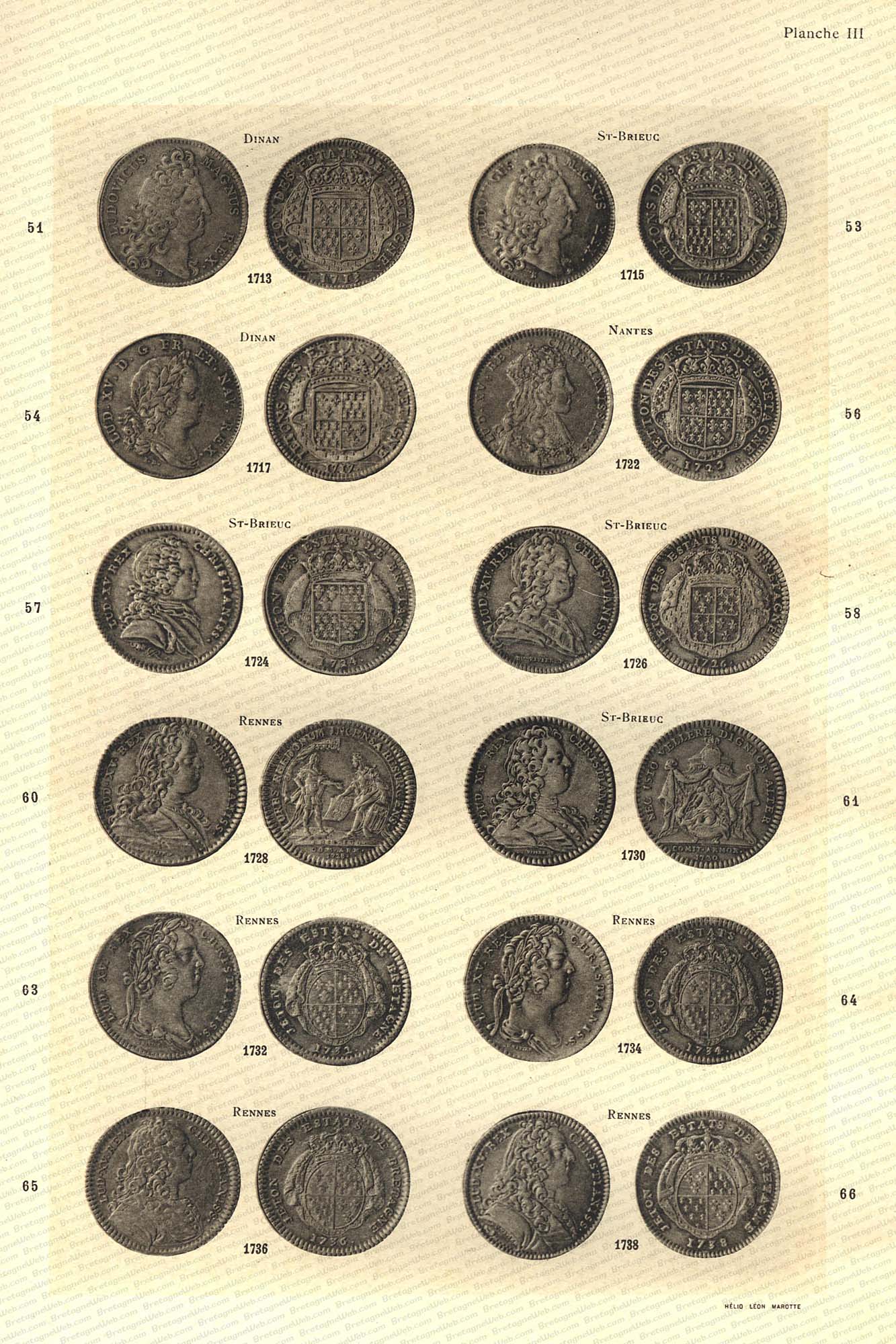 jetons des etats de bretagne