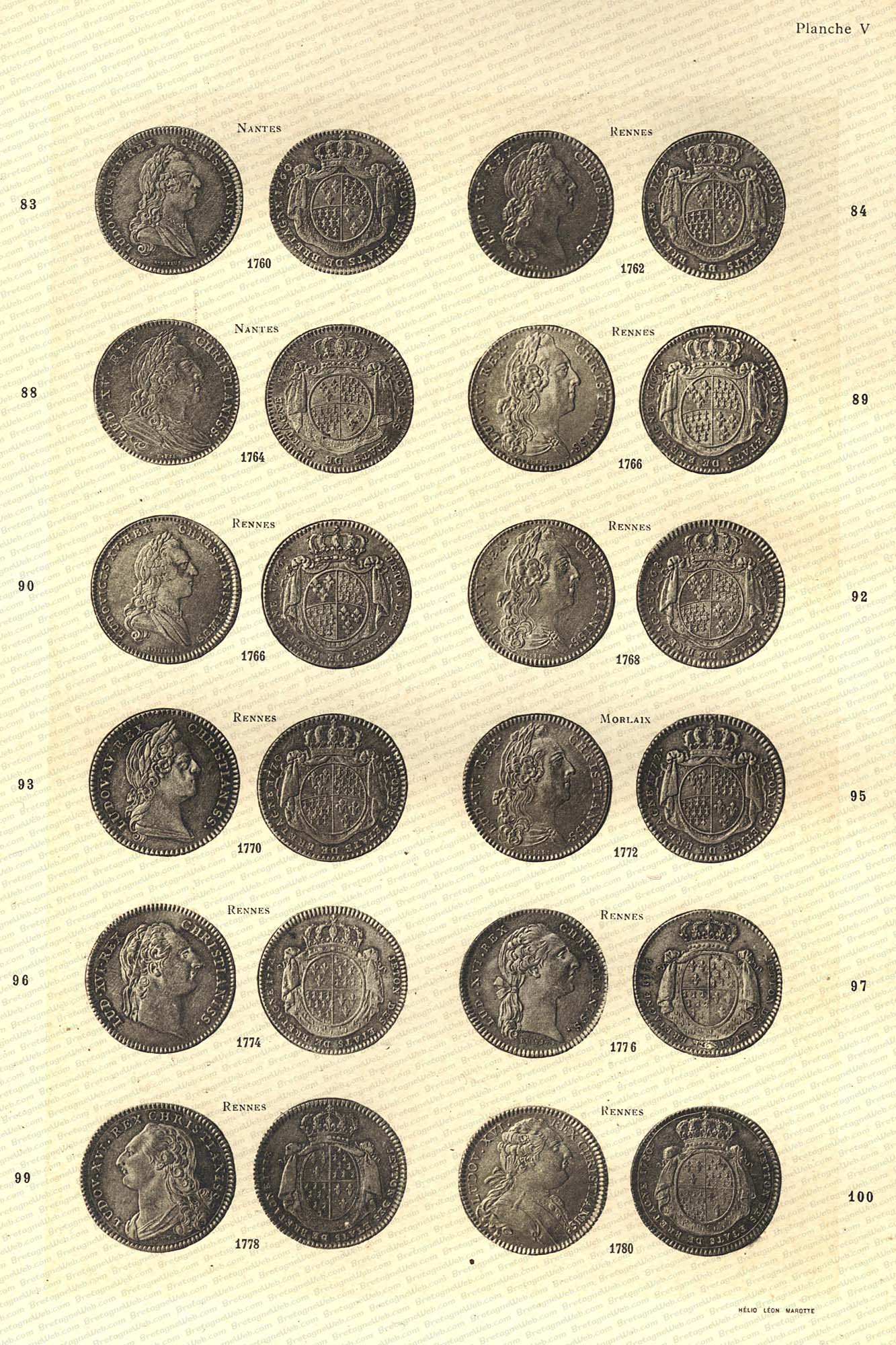 jetons des etats de bretagne