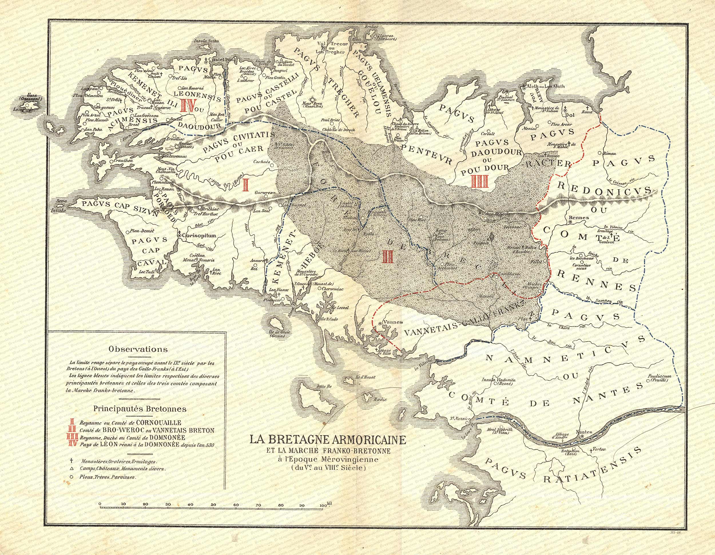le moyne la bretagne armoricaine epoque merovingienne
