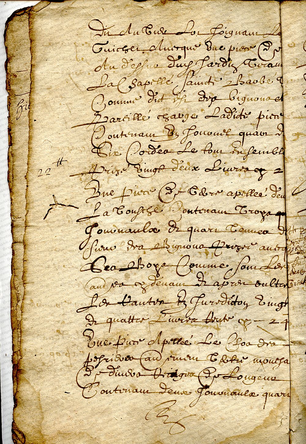 planguenoual partages en 1626