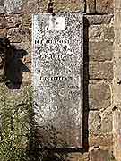 pierre tombale pres eglise saint-tugdual boqueho