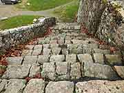 escalier vers etang chatelaudren