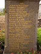 monument aux morts du foeil