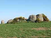 menhir et allee couverte de boturo le vieux-bourg