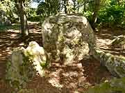 allee couverte pres du menhir de la chaise a margot meslin
