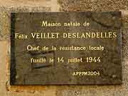 plaque commemorative frabcois de la noue dit bras de fer moncontour