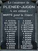 monument aux morts plenee-jugon