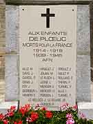 monument aux morts ploeuc sur lie