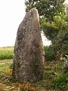 menhir a l'ouest de perfaux saint-vran