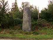 menhir a l'ouest de perfaux saint-vran