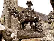 sculpture la chasse de saint-hubert cast