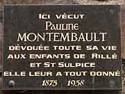 plaque commemorative pauline montembault fougeres