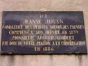 plaque commemorative jeanne jugan saint-malo