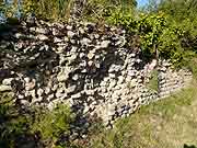 guerande mur gallo-romain de la villa grannon de clis