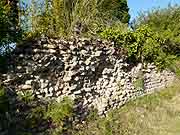 guerande mur gallo-romain de la villa grannon de clis