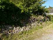 guerande mur gallo-romain de la villa grannon de clis