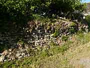 guerande mur gallo-romain de la villa grannon de clis