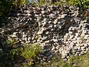 guerande mur gallo-romain de la villa grannon de clis