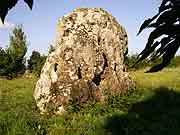 menhir de loueres saint-aubin des chateaux