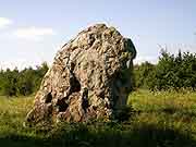 menhir de loueres saint-aubin des chateaux