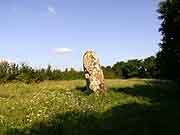 menhir de loueres saint-aubin des chateaux