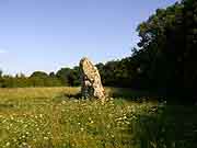 menhir de loueres saint-aubin des chateaux