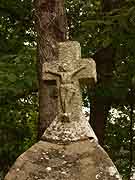 fontaine avec croix de kergrist carnac